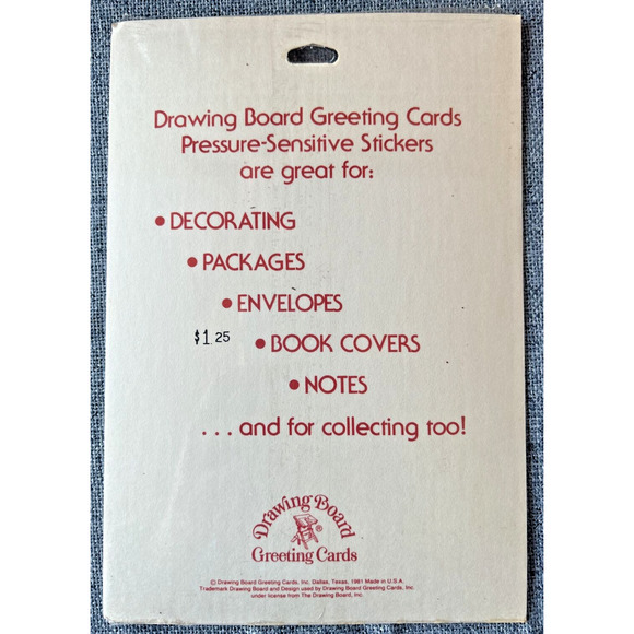 Perk-Ups Holiday Label Sticker Sheets Lot of 25 #40 - Picture 3 of 3